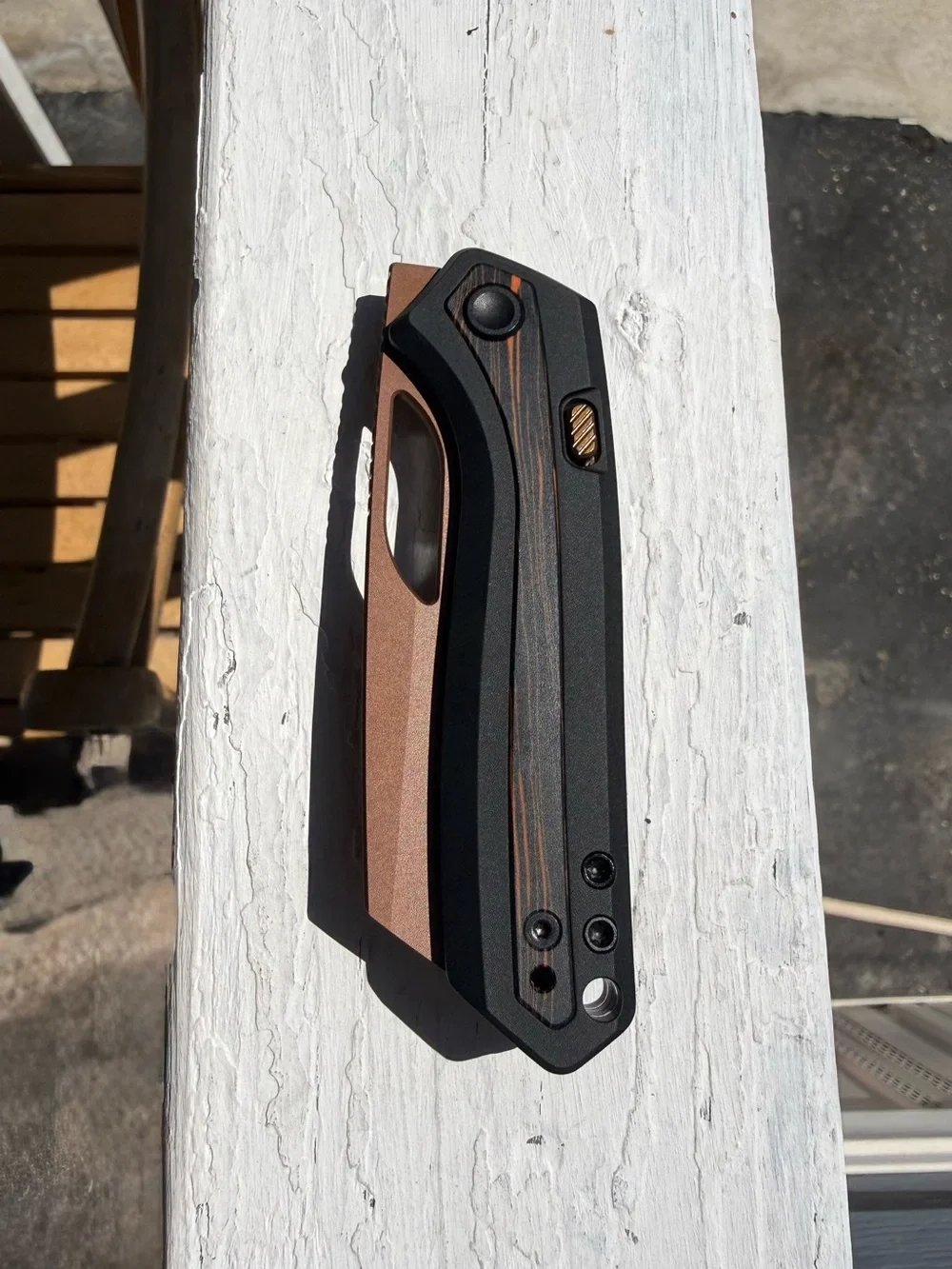 Vosteed Kroc Top Liner Lock 2.99 S35VN Blade & Aluminum & Topo G10 Handle) A1802